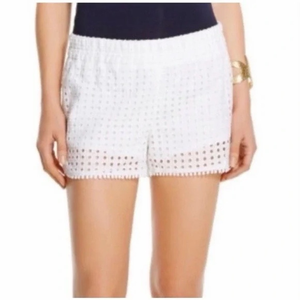 Lilly Pulitzer for Target White Eyelet Shorts, size L